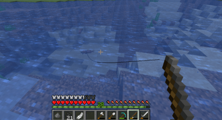 fishing in minecraft