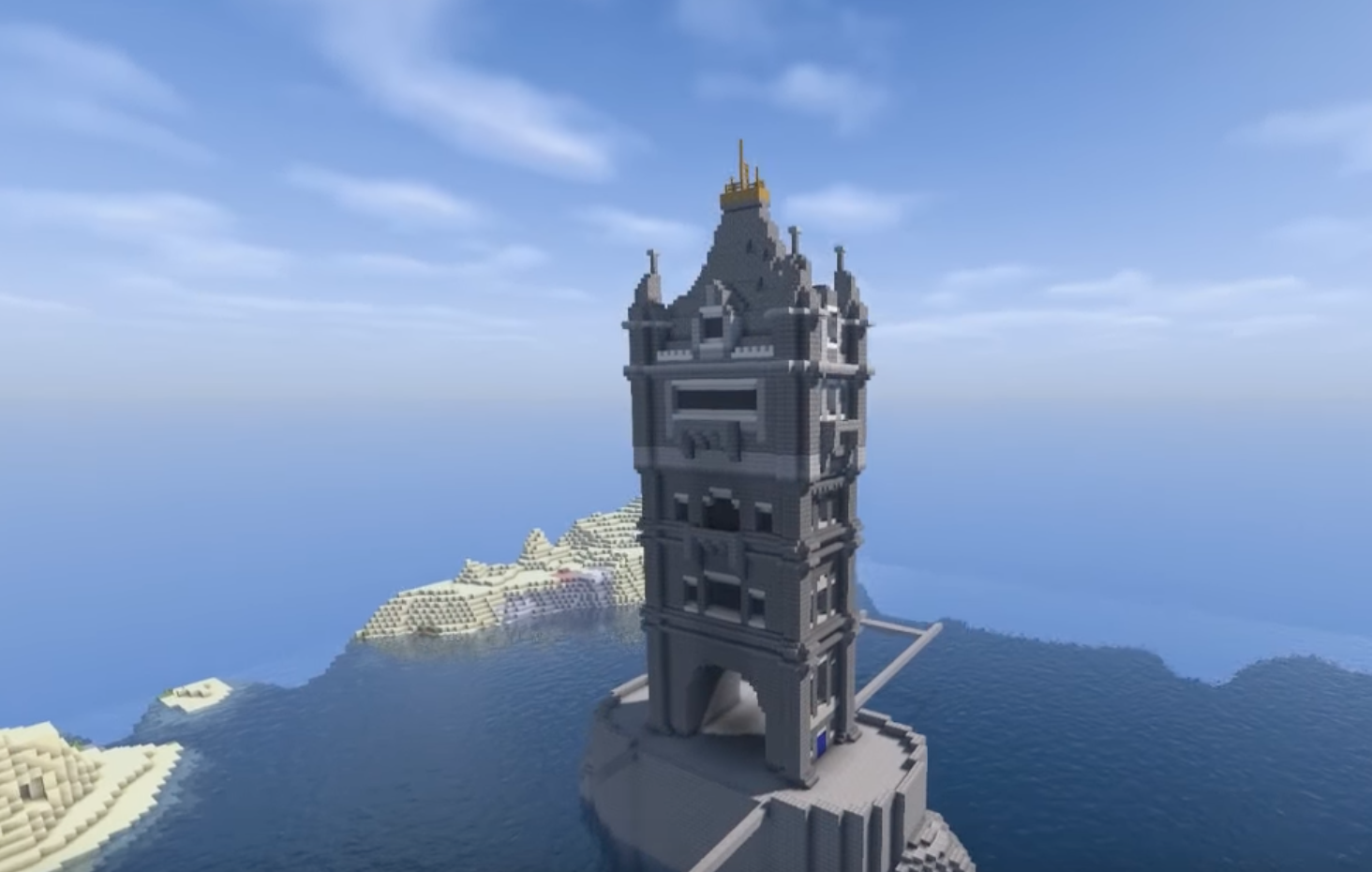 Coolest defense tower in Minecraft 🛡️ #minecraftbuilds #reels