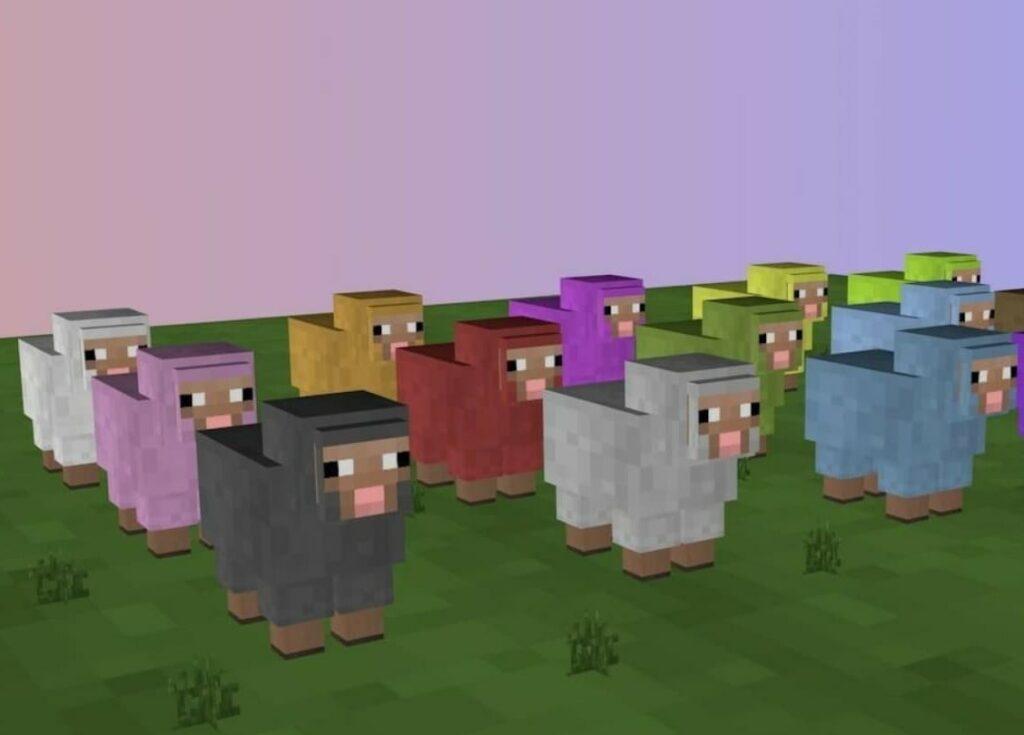 dye Minecraft sheep